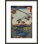 Érable au sanctuaire de Mama Tekona et pont lié n ° 94 de Cent célèbres vues d'Edo par Utagawa Hiroshige - impression giclée encadrée