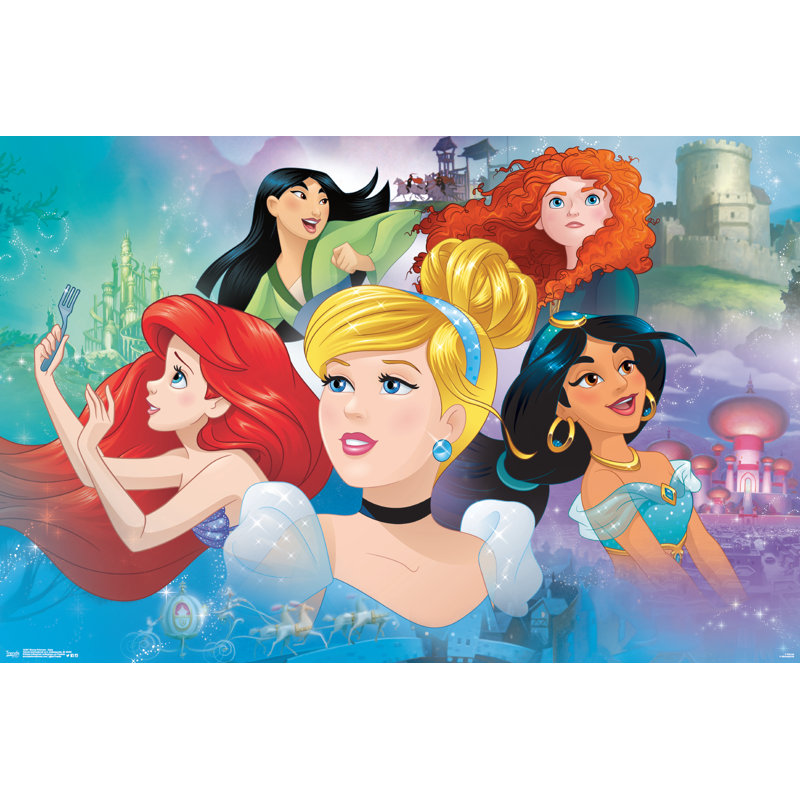 « disney princess », impression sur papier