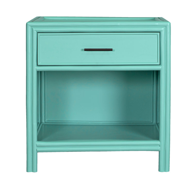 Table de chevet 1 tiroir Clara Collection, Turquoise