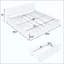 Lit tapissier, base de lit tapissier confortable, tissu chenille, avec tête de lit et base de lit solide. Avec tiroir pour le rangement.-392534120