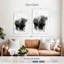 Bison Brampt noir et blanc-108244434