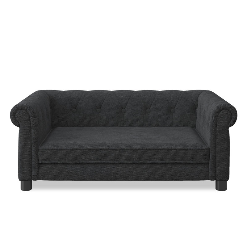 Canapé pour chien en tissu Boneless, Noir
