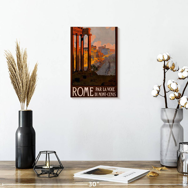 Aime See Rome, 12" H x 8" W