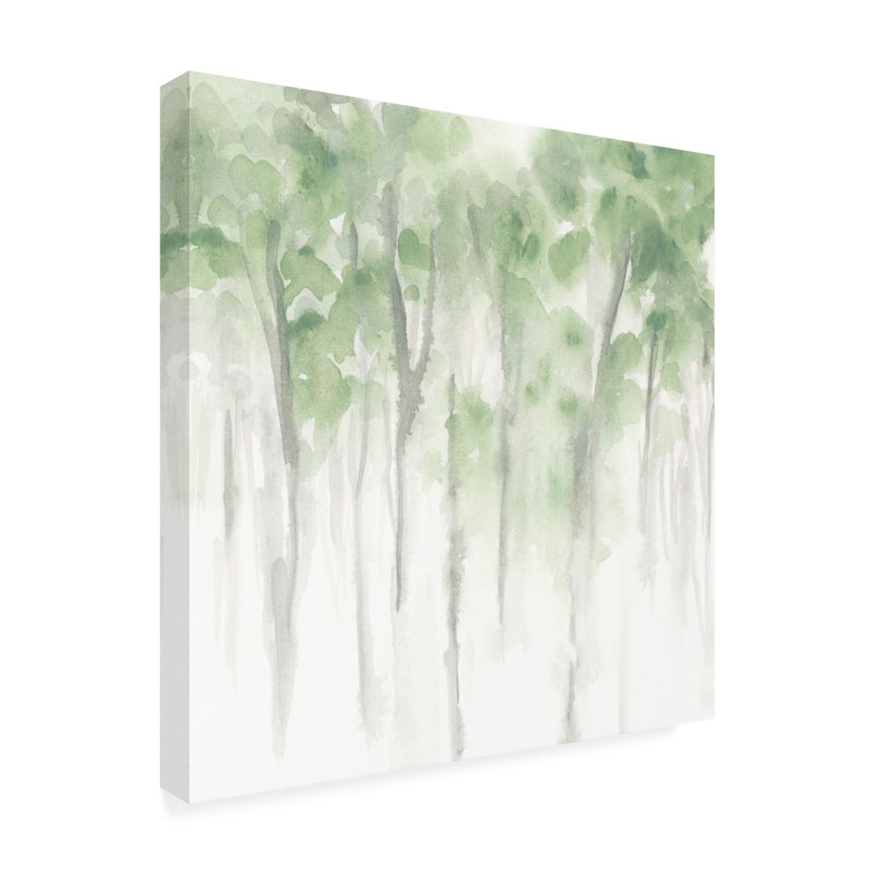 «Misty Grove I» sur toile, H 14 po x l 14 po