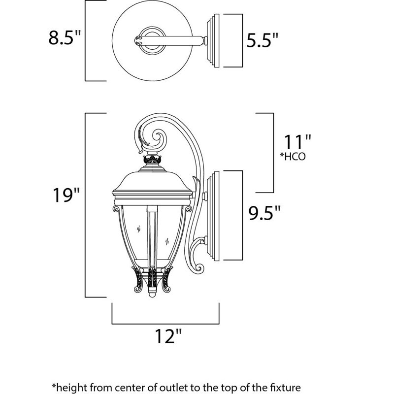 Soren Wall Light, Golden Bronze