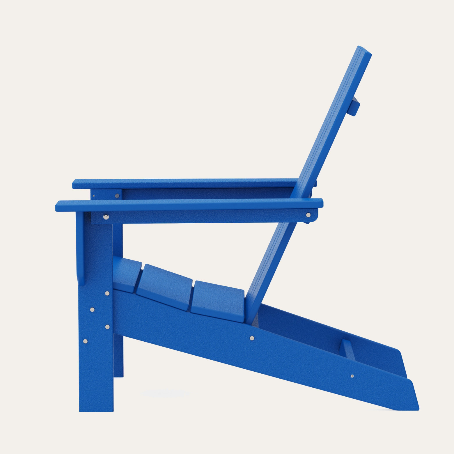 POLYWOOD x AllModern Plastic Adirondack Chair, Pacific Blue