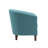 Arthenia Fabric Barrel Accent Chair with Rubberwood Legs-479741135