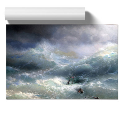 The Wave by Ivan Aivazovsky - Frameless Print
