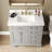 Heritage 36'' Fully Assembled Single Bathroom Vanity with Backsplash, 3 Colors Available White/ Navy Blue/ Gray-106404208