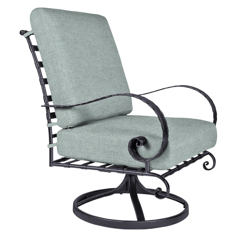 Classico Outdoor Rocker Chair, Graphite, Alcazar Redwood