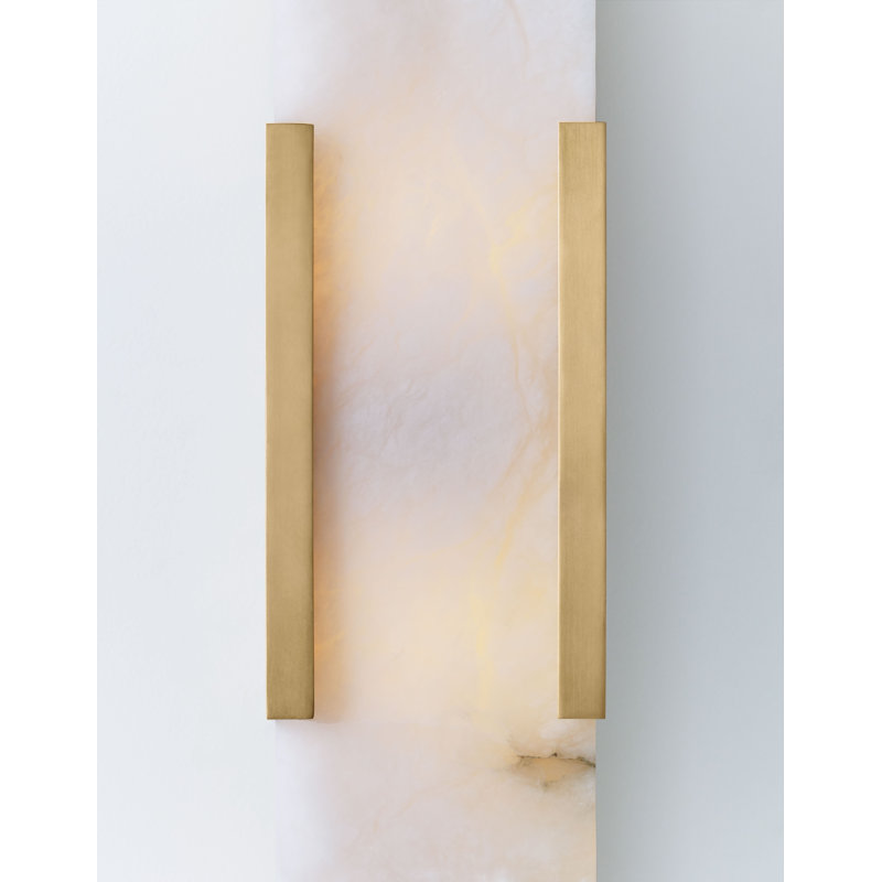 Kelly Wearstler Melange Elongated Sconce, Antique-Burnished Brass