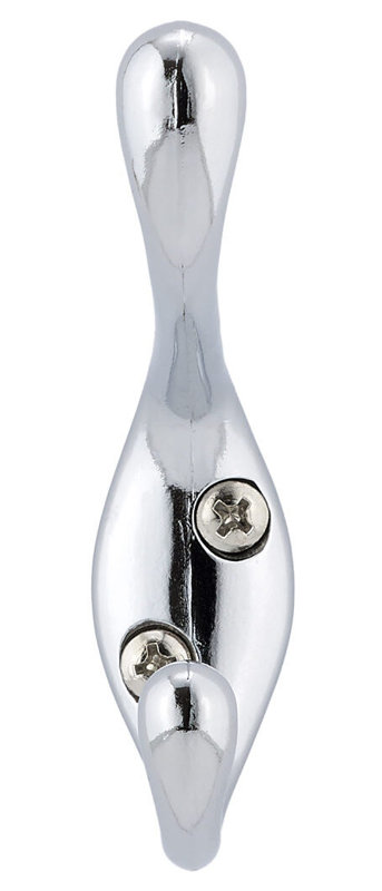 Utility Metal Wall Hook, Chrome