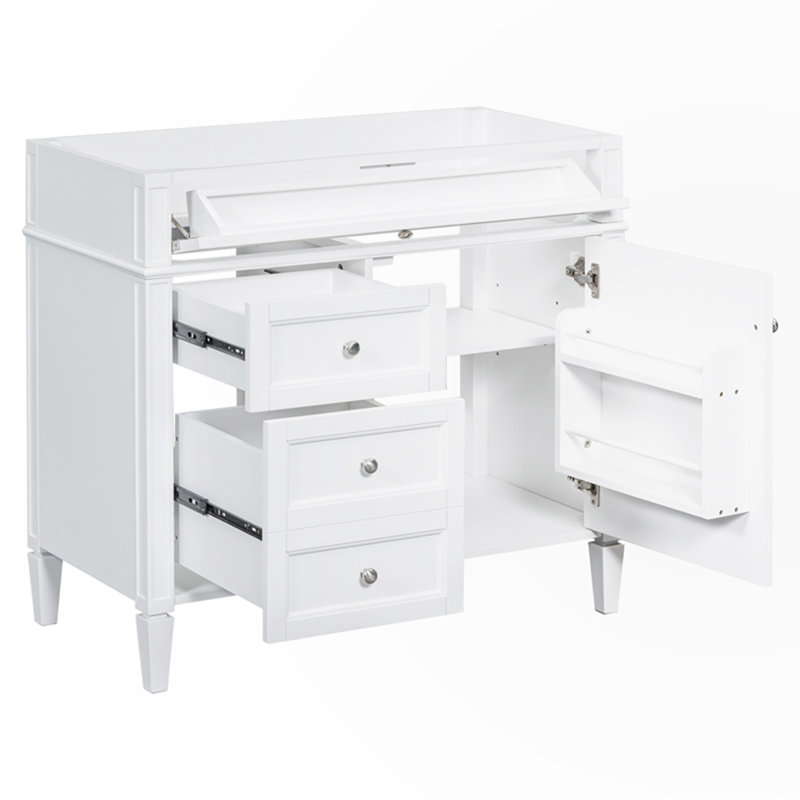 Meuble-lavabo 36 po sans lavabo supérieur, Naturel