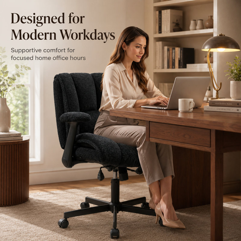 Fauteuil de bureau Criss Cross, Noir