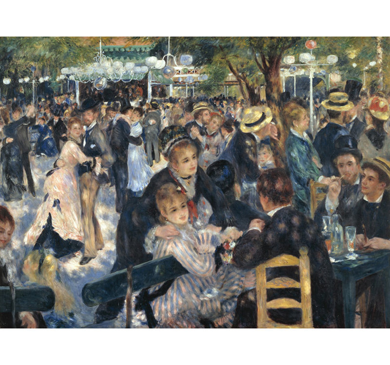 Le bal au Moulin de la Galette, H 18 po x l 24 po