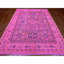 Tapis rose en laine noué à la main 7 pi 10 po x 9 pi 7 po A0C4789CD0D34C948149A5BFBD0D607B