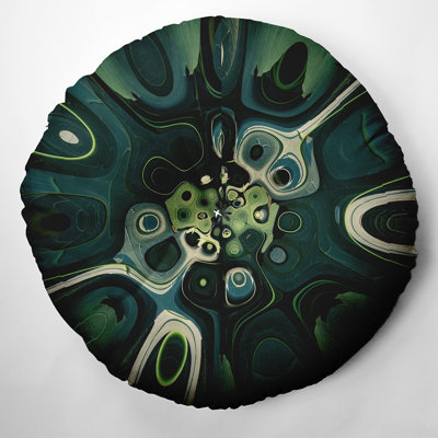 Abstract Reversible Throw Pillow