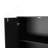 Storage Cabinet Lions, Double Door And Casters, Black Wengue Finish