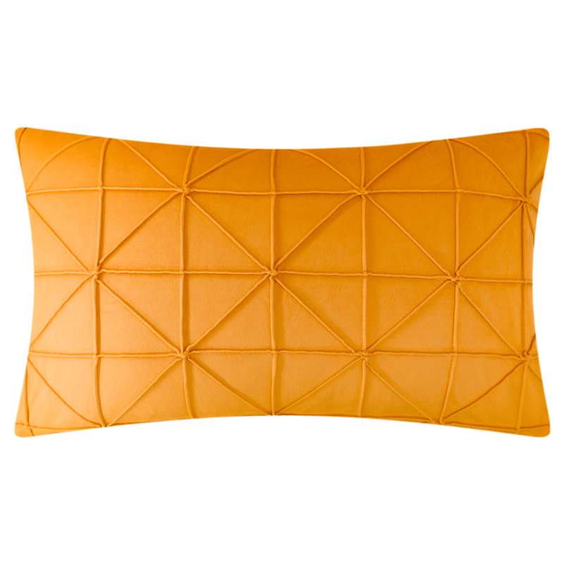 3D Flower Throw Pillow Handmade Velvet Throw Pillow Cover Decorative Geometric Accent Pillow Case Lumbar Cushion Cover