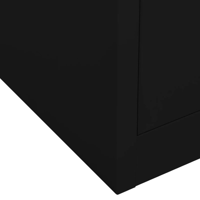Bryshon 3 -Door 3 -Drawer, Black
