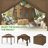 11 Ft. W x 11 Ft. D Pop Up Instant Steel Patio Gazebo with Solid Wall-86915906-94103925