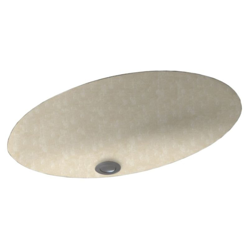 Swan 16'' Swanstone Oval Bathroom Sink with Overflow, Ice