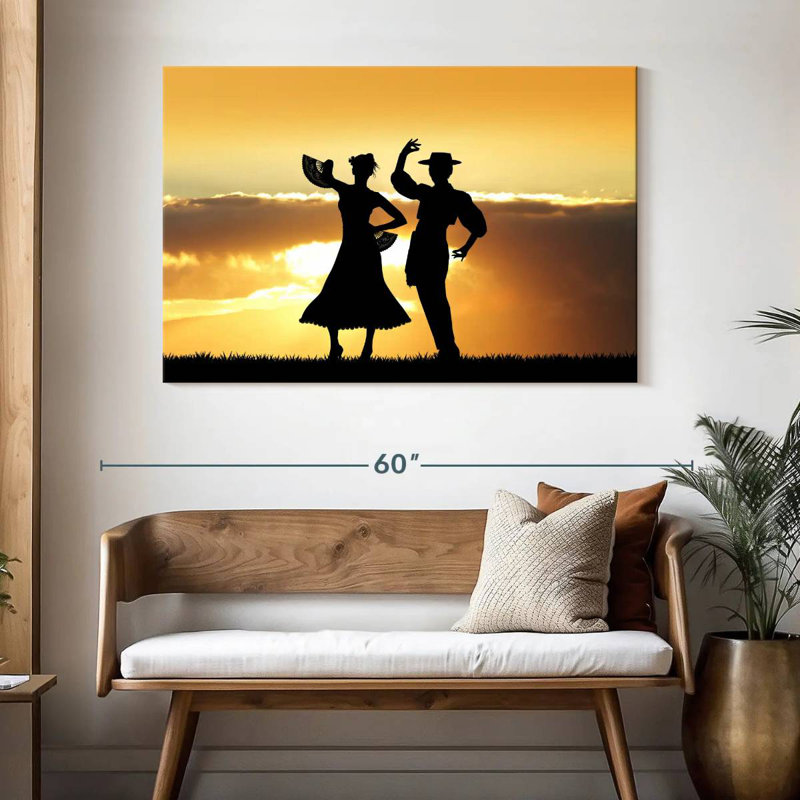 Enn Flamenco Dancers, 32" H x 48" W