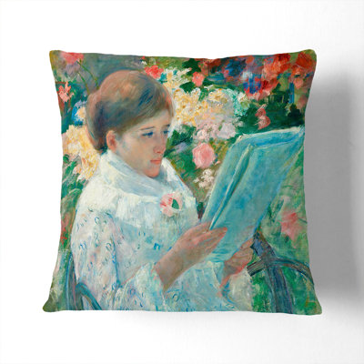 On A Balcony Square Throw Cushion