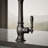 Artifacts Single Handle Kitchen Sink Faucet with Accessories-92872132