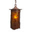 Luminaire suspendu cylindrique de style lanterne à 1 lumière Fulton