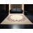 Soft Plush Ferree July 4Th Modern & Contemporary Abstract Area Rug in Beige – Beige Binding-993724144