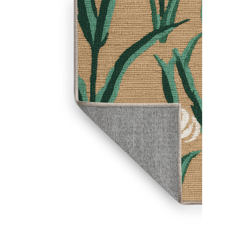 Washable Wild Garlic Vegetables Area Rug, Runner 2' x 4'