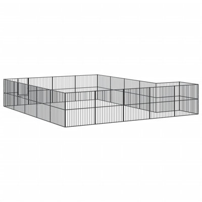 Hedd 100cm H Galvanised Steel Exercise Pen