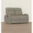 Beige Manual Reclining Loveseat