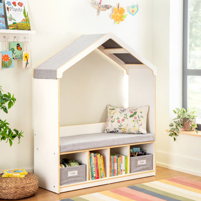 EdQ Reading Seating Nook and Storage Natural