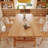 Nordic modern minimalist rectangular solid wood dining table-820435330