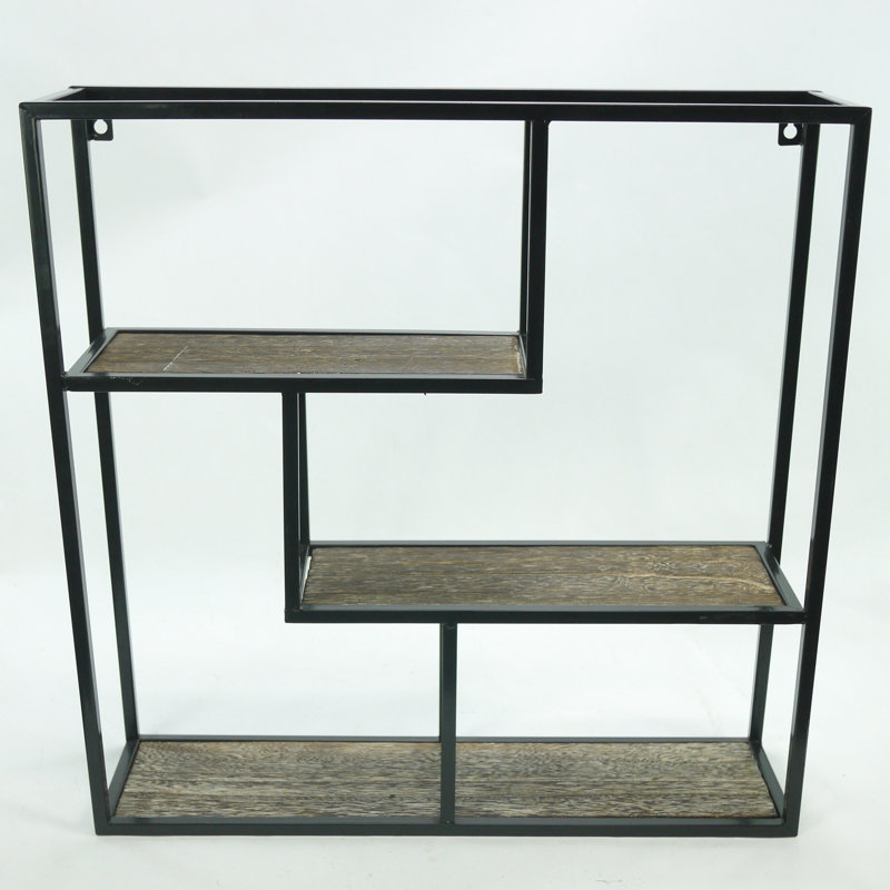 3 Piece Square Metal Tiered Shelf