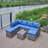 Patio Sofa With Cushions