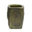 Urne de jardinière antique, 10,6 x 11,46 14,04, béton léger, conception complexe, pas d'assemblage pour urne de patio, fabrication en béton, complexe