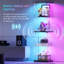 Freestanding Rotating Glass Display Cabinet with Motion Sensor Motion RGB Lights-64439781