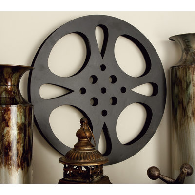 Décoration murale en métal bobine de film