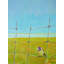 Bird on a Fence Framed Print