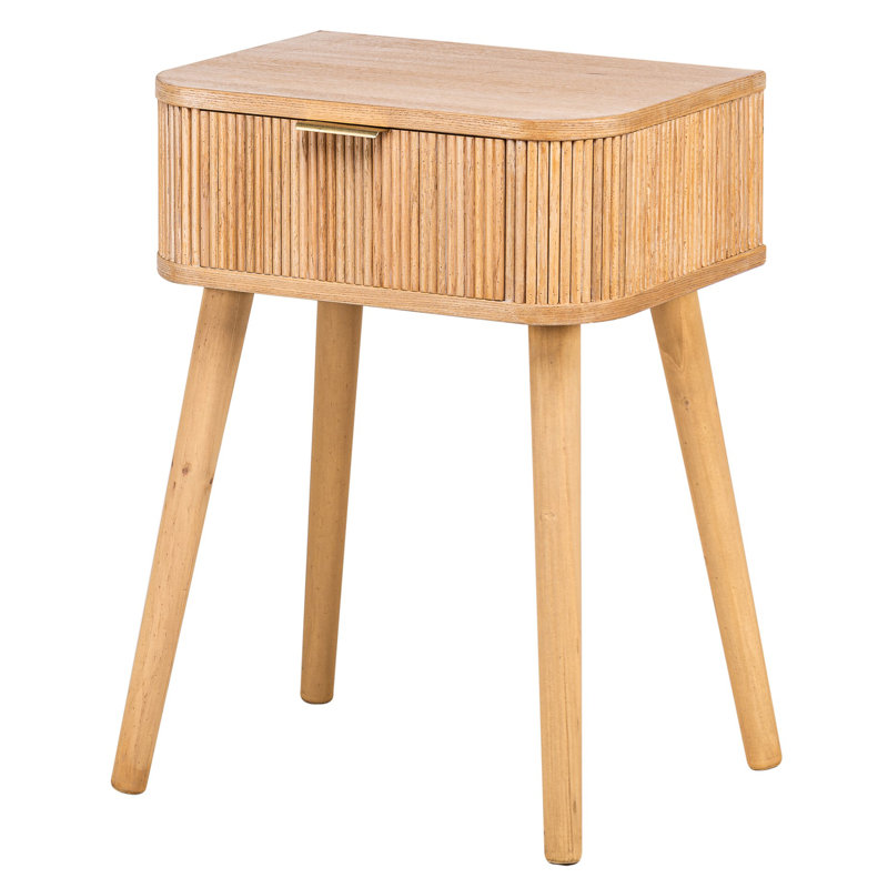 Table de chevet à 1 tiroir Twilley