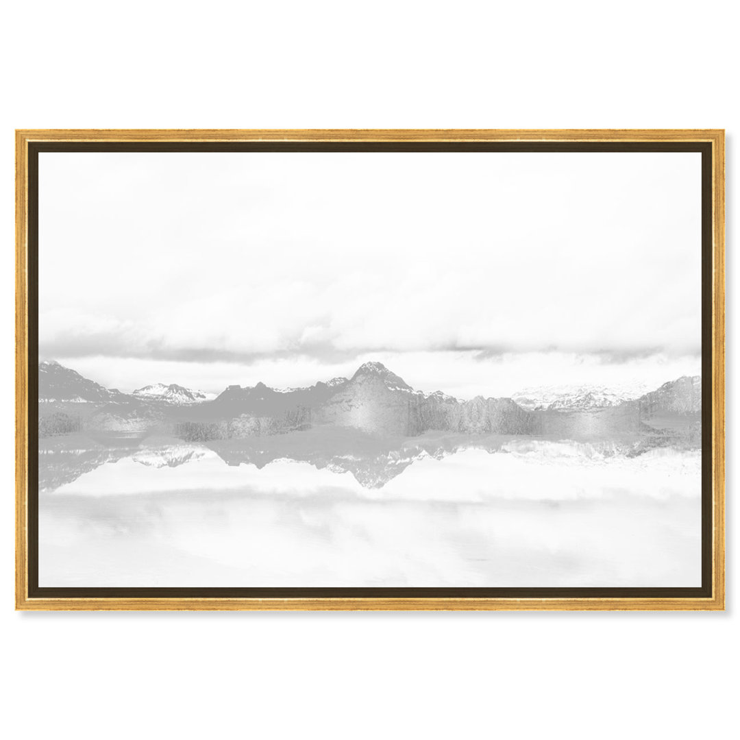 " Nature And Landscape Stood Still And Wondered, Gray " by Oliver Gal Mercer41 