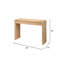 Console 2 tiroirs Montecito