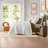 Premium Linen Bedding Sets, King/cal King, Rustic White Elegance
