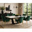     Ensemble de 2 chaises de salle à manger avec accoudoirs capitonnés Pangea Home Hudson-33064610-33064612