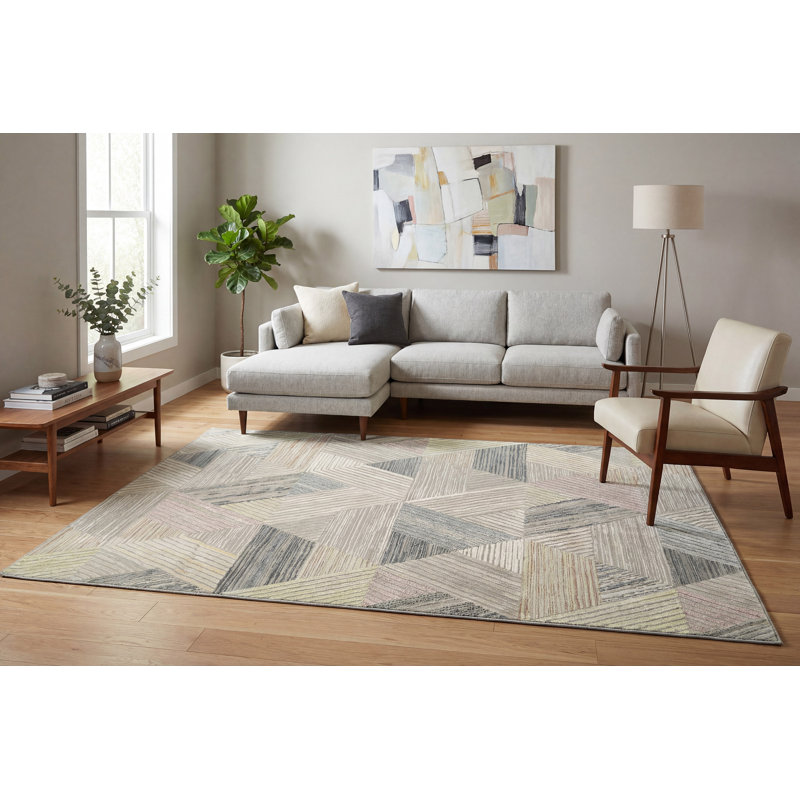COUTURE 6.7X9.6 52047-6464 MULTI, Rectangle 6'7" x 9'6"