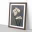 White Iris Flower by Kazumasa Ogawa - Picture Frame Art Prints-55612527-55612528