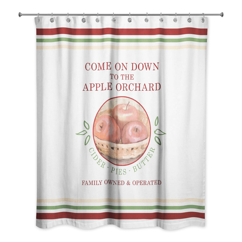 Rideau de douche simple apple verge Orrstown